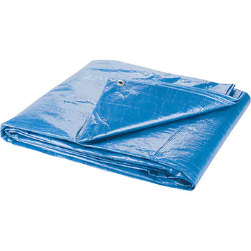 Tarp, Standard Duty, Blue, 50' x 30' x 4 mils