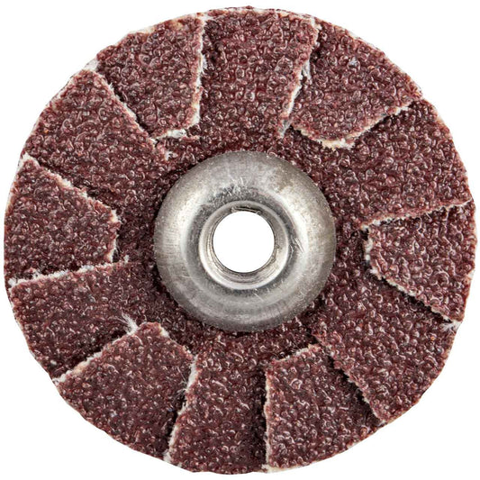 Disques fendus à chevauchement à gros grains Merit AO, grain 80, 1 po