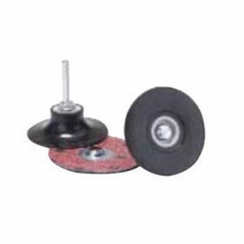 Quick-Change Medium Density Backing Pad, 3 in Dia Pad, Type TS Attachment