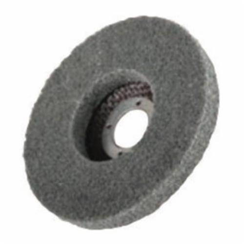Disque de finition non tissé - Diamètre du disque de 4-1/2 po, carbure de silicium, grain de 320 à 400, 12 000 tr/min, filetage central de 5/8 à 11 po