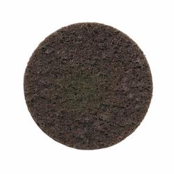 Disque abrasif non tissé à changement rapide, 2 po de diamètre, grain 50, grain grossier, abrasif à l'oxyde d'aluminium, fixation de type TR (type III)