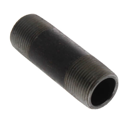 Mamelon noir 3/4" NPT x 3", nomenclature 80