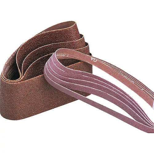 Metalite® R228 Portable Belts, 3" W X 24" L, Aluminum Oxide, 80 Grit