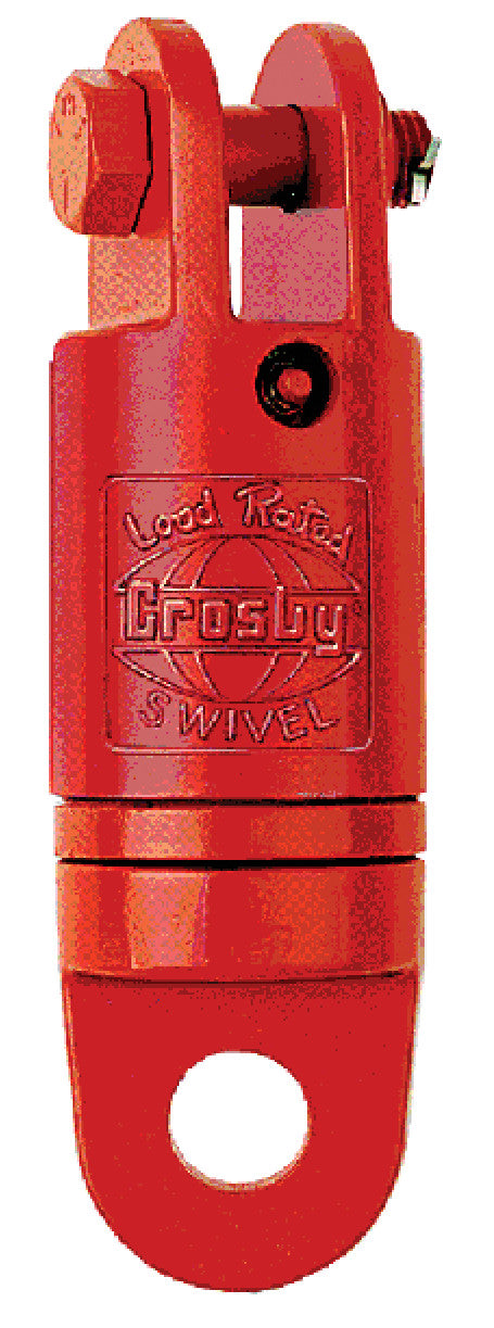 Crosby® S-3 Jaw & Eye Tapered Roller Bearing Swivel, 5-S-3, Steel, 5T, 5/8"