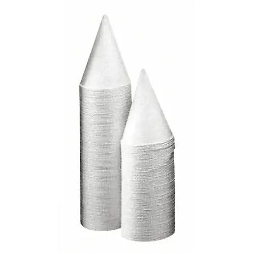 Gobelets coniques jetables, papier, 113 ml, blancs, paquet de 200