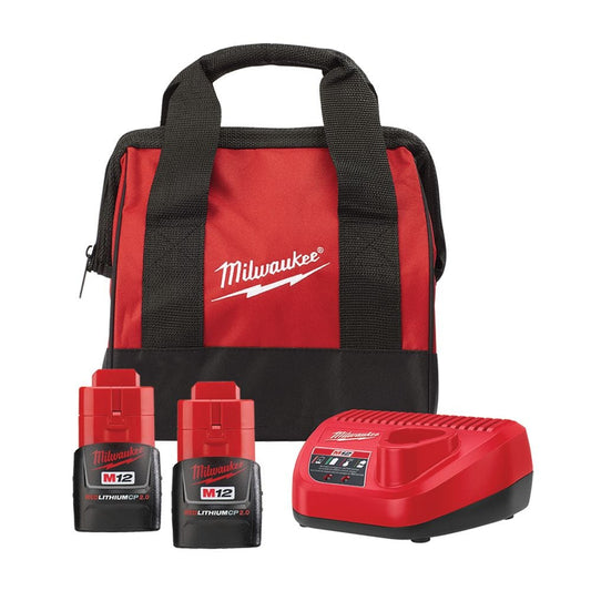 M12™ cp 2.0ah Starter Kit White/bag