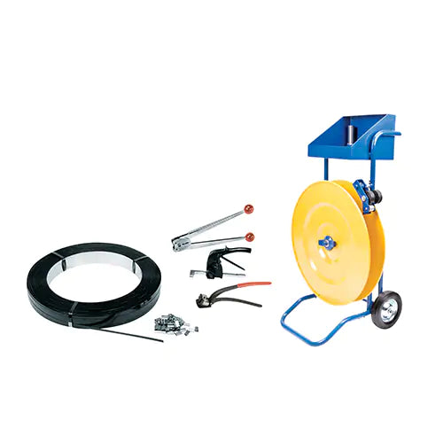 Steel Strapping System, 1/2" Strapping Width, Closed Seal Type