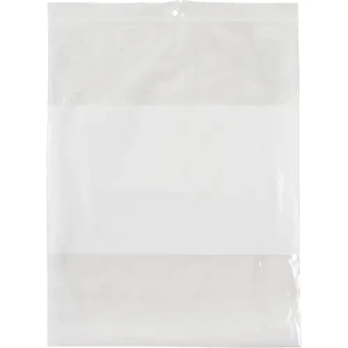 Poly Bags, Reclosable, 12" x 9", 4 mils, 100/pk