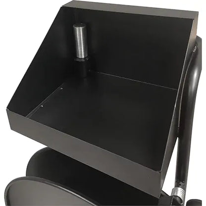 Strapping Dispenser, Black, Polyester/Steel/Polypropylene Straps, 16"/8" Core Dia., 3"/8"/6" Roll Width