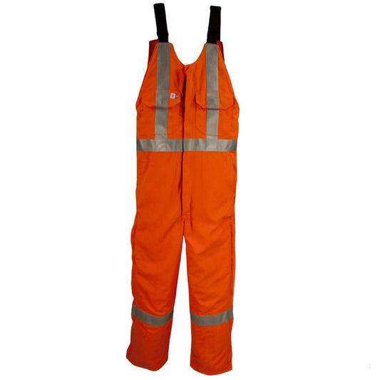 Westex UltraSoft® Unlined Bib Overall, Flame Resistant, Orange, Tall, Medium