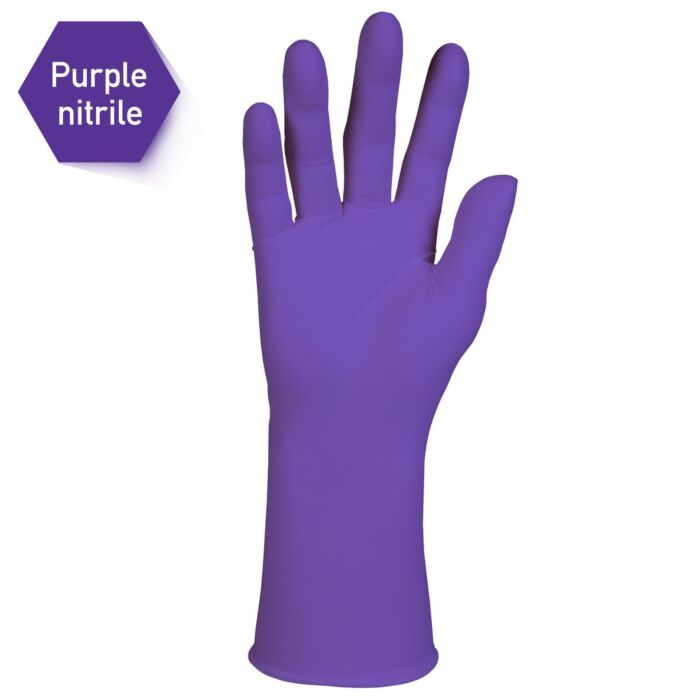 Kimtech™ Purple Nitrile-Xtra™ Exam Gloves (50601), 5.9 Mil, Ambidextrous, 12", S (50 Gloves/Box, 10 Boxes/Case, 500 Gloves/Case)