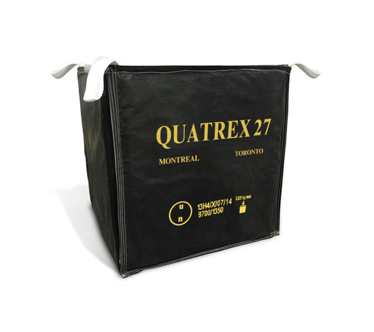 Quatrex 27 Bag, Rigid Walls, Black, 16″ x 16″ x 36″