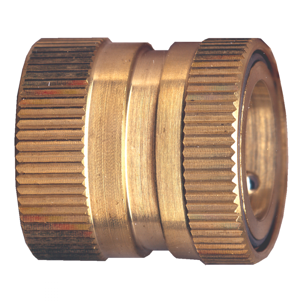 Water Hose Couplings, Brass, QD Coupler x Female Water Thread