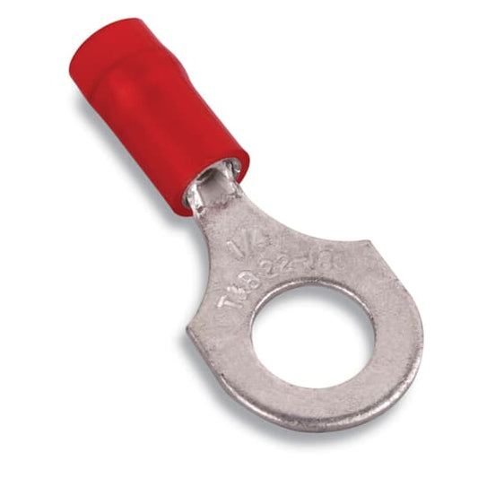 Nylon Ring Terminal 22-16 5/16" Red