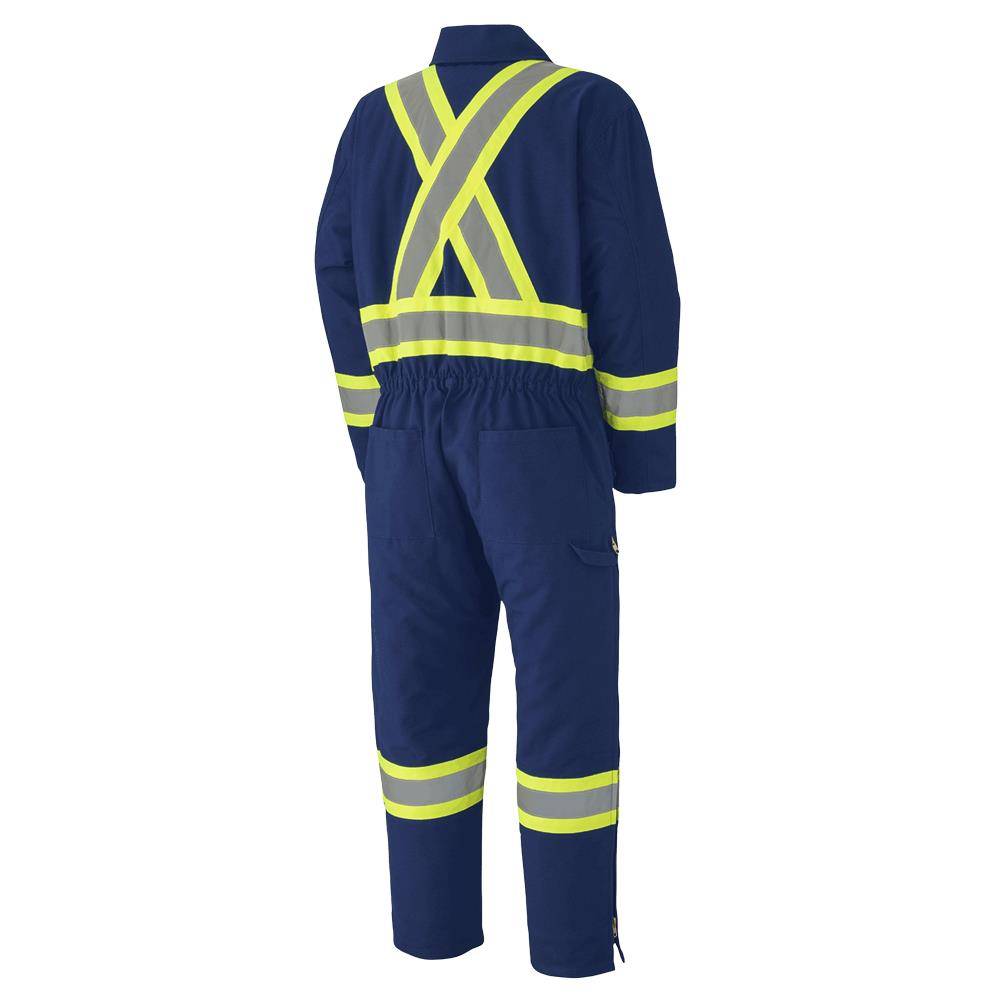 Combinaison en coton matelassé, bleu marine, taille M