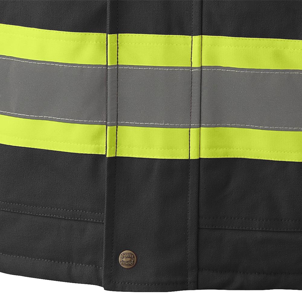 Parkas de sécurité, en coton matelassé, noir, SZ : M