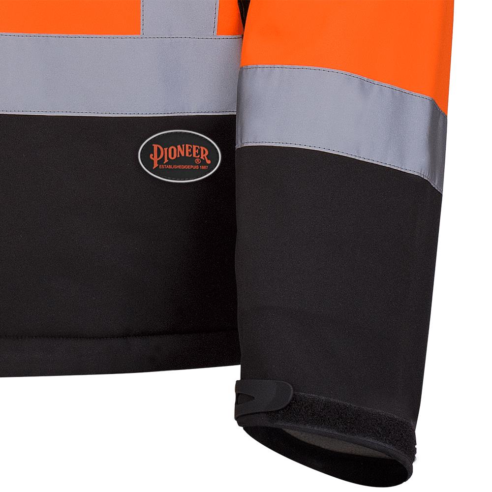 Vestes de sécurité à coque souple haute visibilité, résistance mécanique, orange, SZ : 4XL