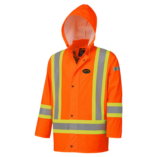 Veste imperméable extensible ignifuge, orange, SZ : S
