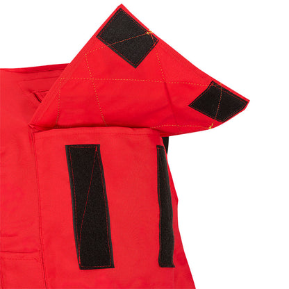 Gilets de sécurité - Polyester Oxford enduit de polyuréthane 600 deniers, Rouge, GR: S