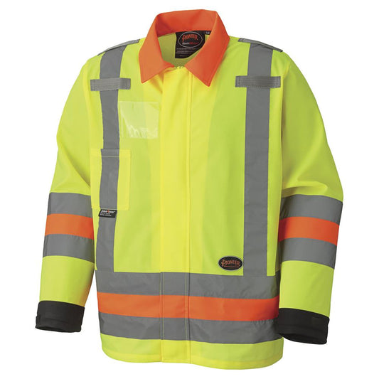 Vestes de sécurité routière respirantes haute visibilité, jaune, SZ : XL