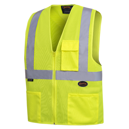 Hi-Viz Safety Vest with 2", Yellow, SZ: 2XL