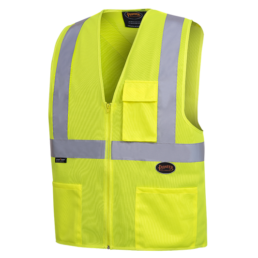 Hi-Viz Safety Vest with 2", Yellow, SZ: 2XL