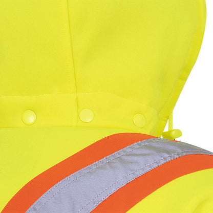 Chandail de sécurité à capuchon, molleton, jaune, GR: 2XL