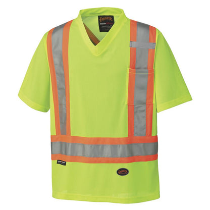 Chandail de sécurité, micro-maille de poly, Jaune, GR: XL