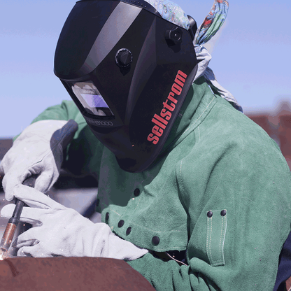 Ranpro Welder's Cape Sleeves, CS 100, Green, SZ: L