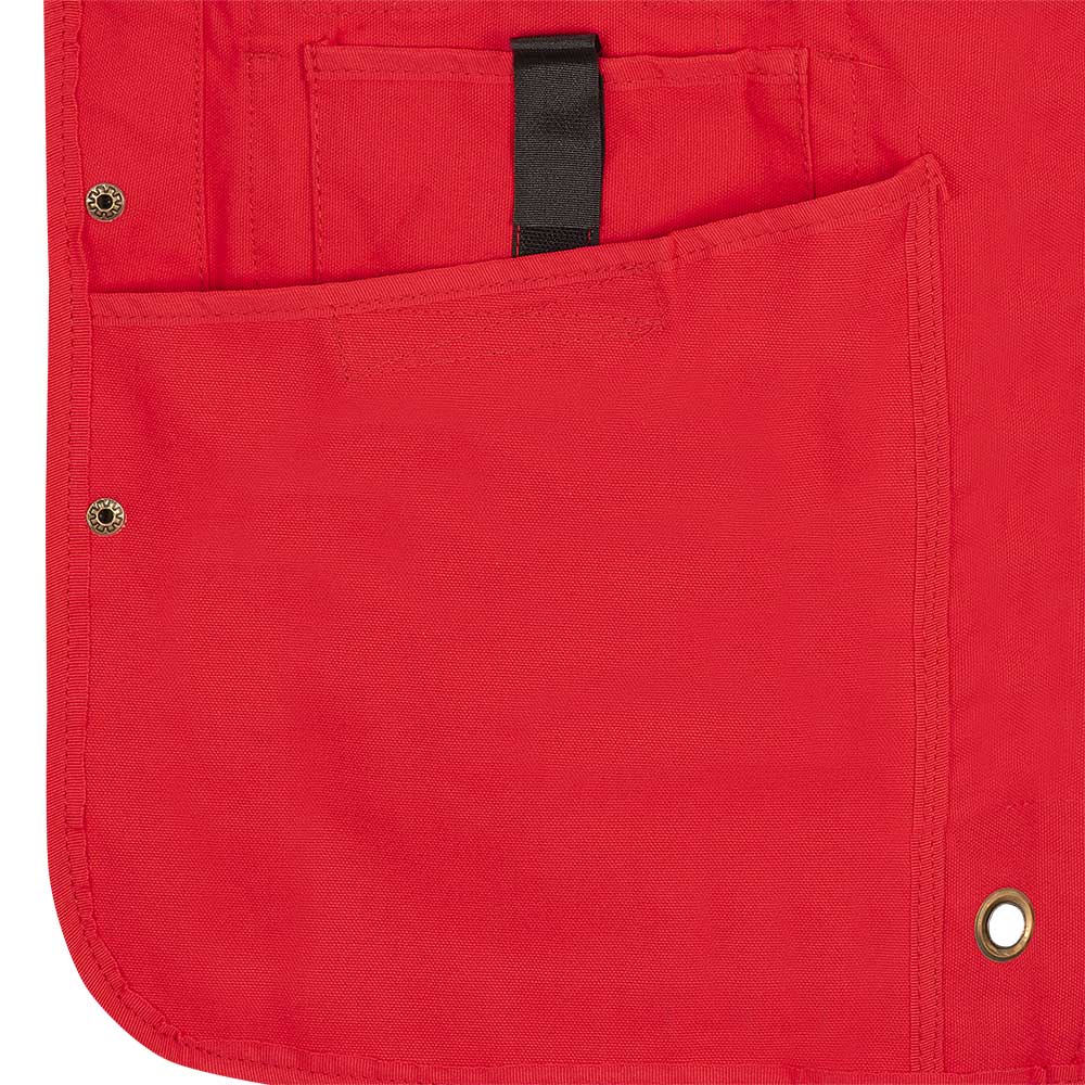Gilets de sécurité en toile de coton, Rouge, GR: 5XL