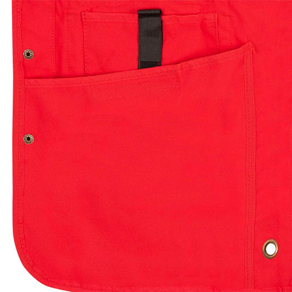 Gilets de sécurité en toile de coton, Rouge, GR: 5XL