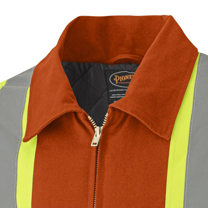 Combinaison en coton matelassé, orange, SZ : 4XL