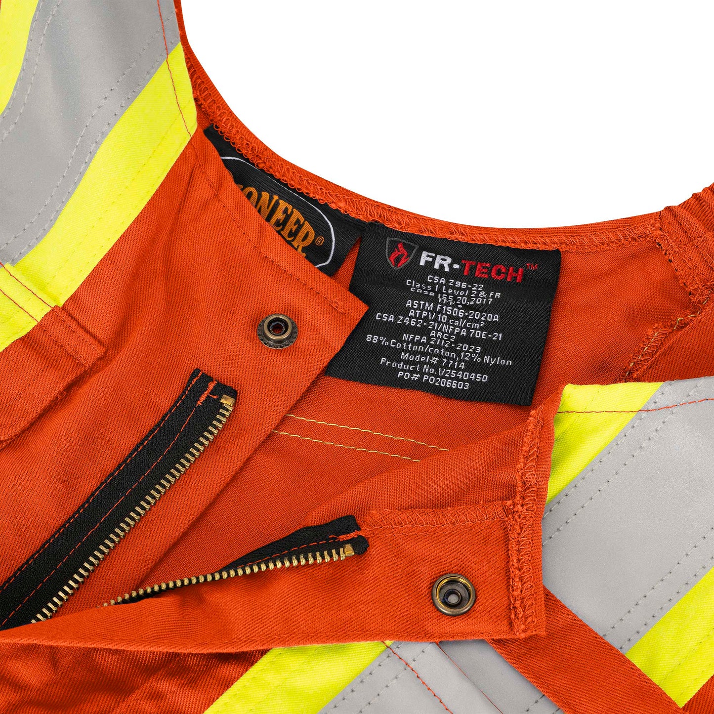 FR-Tech® 88/12, Arc Rated, 7 oz Safety Overall, Orange, SZ: XL