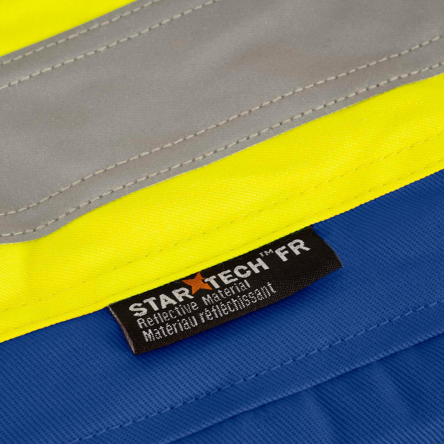 Combinaison de sécurité en coton matelassé ignifuge haute visibilité, bleu roi, SZ : M