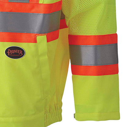 Traffic Safety Jackets, Poly Knit, Yellow, SZ: 2XL