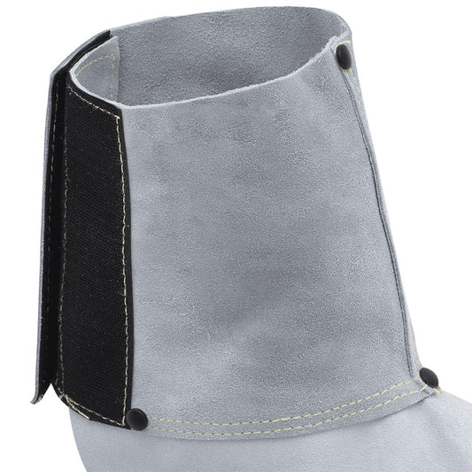 Ranpro Welder's Spats, 6" Cowhide, gray, SZ: O/S