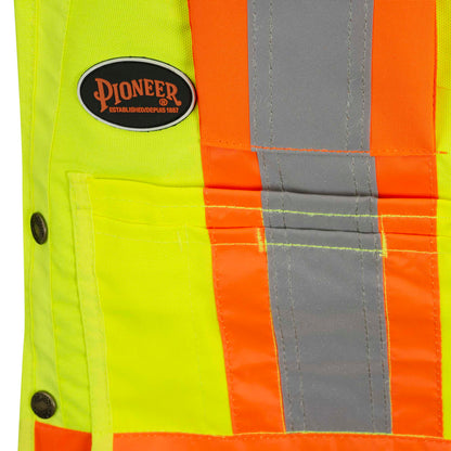 Gilets de sécurité - Polyester Oxford enduit de polyuréthane 600 deniers, Jaune, GR: M