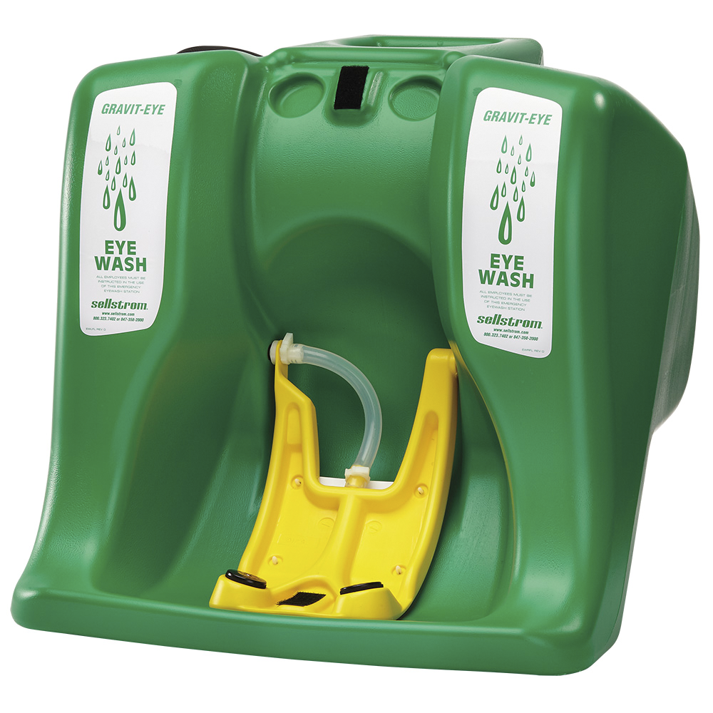 Sellstrom, 16-Gallon Gravit-Eye Portable Eyewash Station