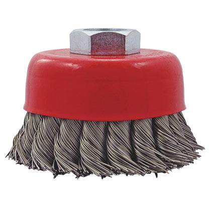 JET Brosse boisseau à fil noué - haut rendement, 3 x 5/8-11nc