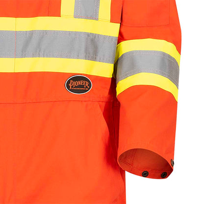 Combinaison de sécurité, polyester/coton, orange, taille : 44 grande taille