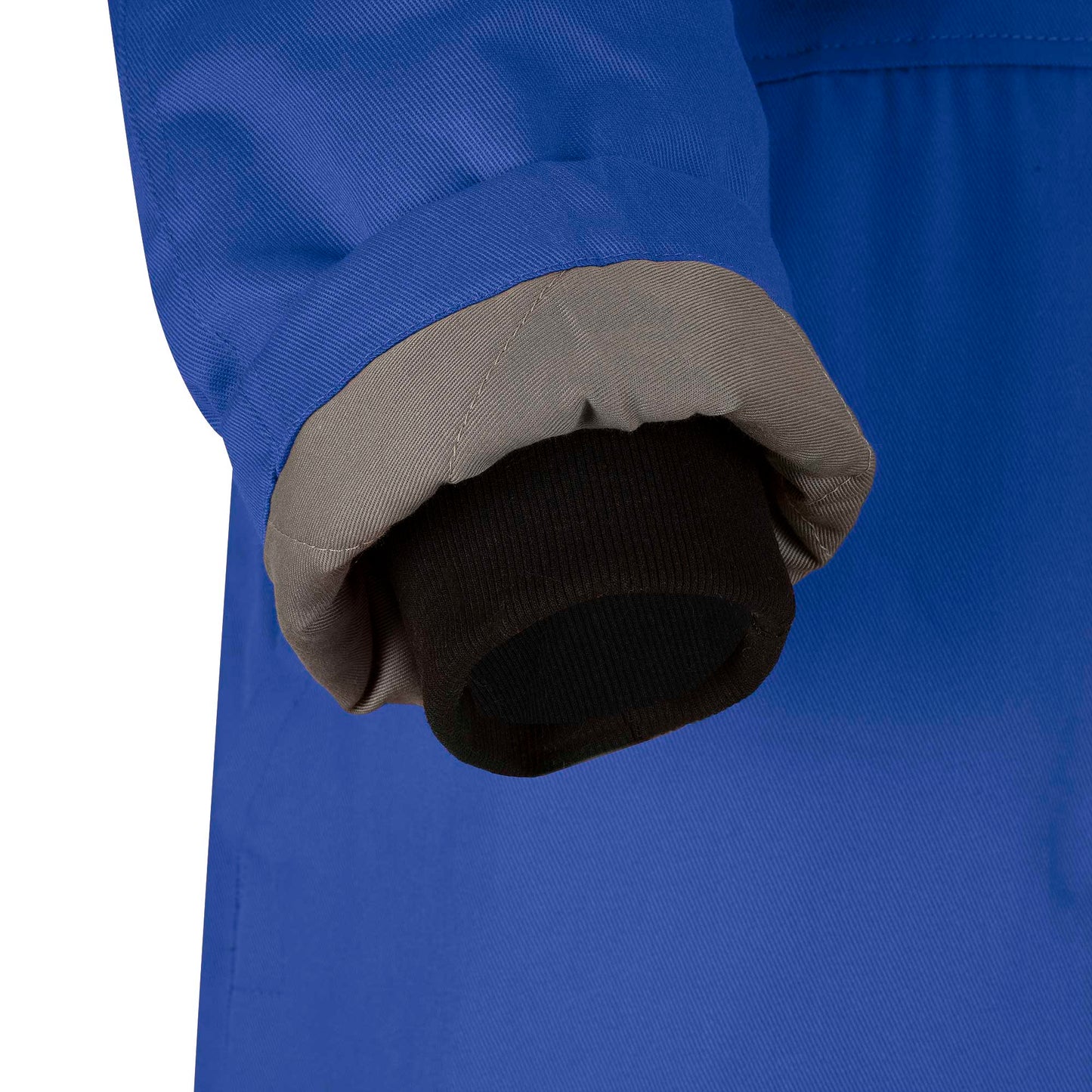 Combinaison de sécurité en coton matelassé ignifuge haute visibilité, bleu roi, SZ : M