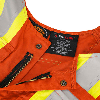 FR-Tech® 88/12, Arc Rated, 7 oz Safety Overall, Orange, SZ: S