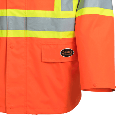 Vestes de sécurité imperméables « The Rock », polyester Oxford 300D, orange, SZ : 2XL