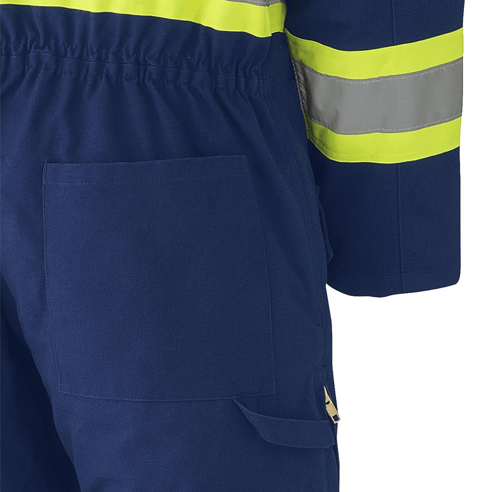 Combinaison en coton matelassé, bleu marine, taille M