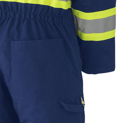 Combinaison en coton matelassé, bleu marine, taille M