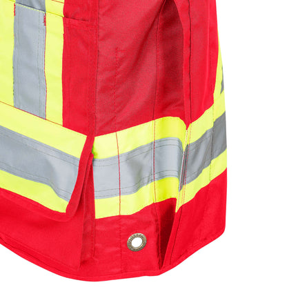 Gilet de superviseur CSA - 600 Denier, Rouge, GR: M