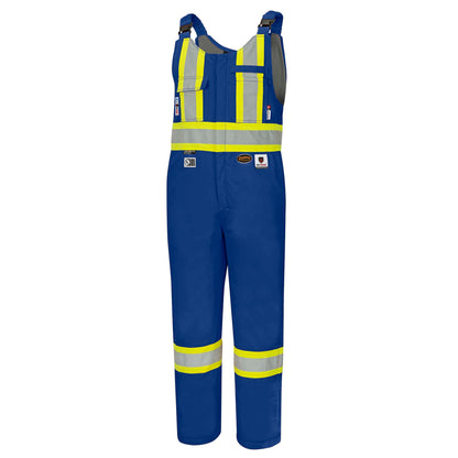 Combinaison de sécurité matelassée en coton ignifuge haute visibilité, bleu roi, SZ : XL