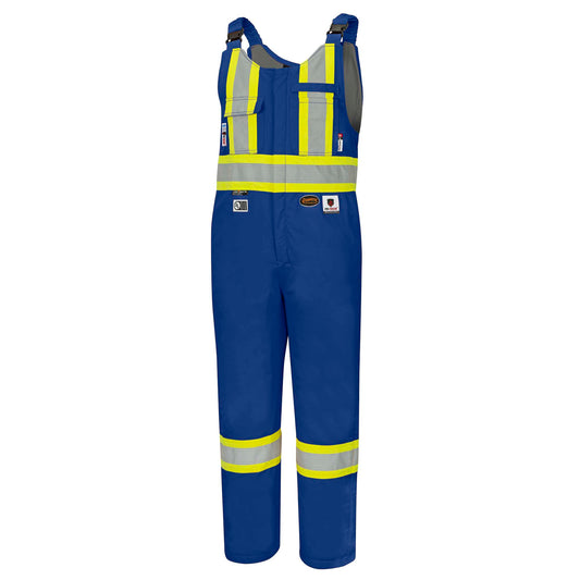 Combinaison de sécurité matelassée en coton ignifuge haute visibilité, bleu roi, SZ : XL
