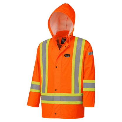 Veste imperméable extensible ignifuge, orange, SZ : 7XL