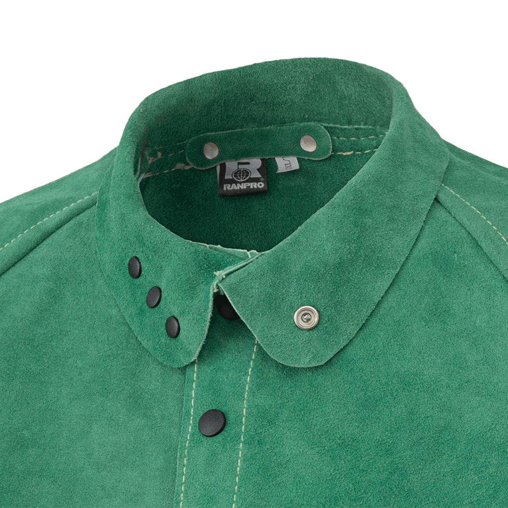 Ranpro Welder's Cape Sleeves, CS 100, Green, SZ: L